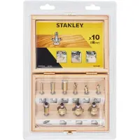 Stanley TCT/HM-fræsere 8 mm, 10 stk. (STA80020)