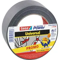 TESA 56396-00000-00, Grå, Bundtning, Fastgørelse, Handicrafting, Markering, Reparerer, Styrkende, Stof, Vandtæt, 25 m, 50 mm