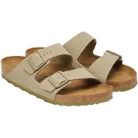 Birkenstock Birkenstocktil mænd. 1027704 Sandaler i læder Arizona (Regular Fit) kakigrøn (42), Fast, Ingen, Casual