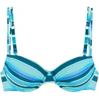 s.Oliver Bikinioverdel turkis / azur / petroleum / hvid