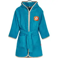 Playshoes Badekåbe 'Dschungel' beige / cyanblå / orange