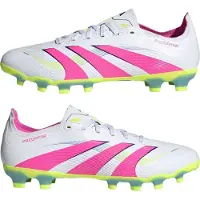 Adidas Herre Predator League Celestial Sejr Pakke MG Multi Ground Fodboldstøvler Cloud White/Lucid Pink/Lucid Lemon