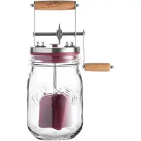 Kilner smørkærner Klar-rød, 1 l