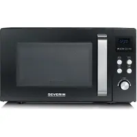 Severin Mikroovn med grill og varmluft 3-i-1 - - 8 programmer, 900W, 25L - Sort - MW 7752