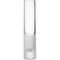 Leonardo 18633, Cylinderformet vase, Glas, Transparent, Hvid, Blank/mat, Bord, Indendørs