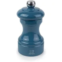 Peugeot Bistro salt mill 10 cm pacific blue lacquered wood