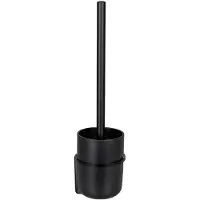Wenko 25348100, Toiletbørste & holder, Sort, Rustfrit stål, Plast, Plast, 95 mm