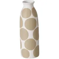 Boltze Keramikvase med grafisk PUNTY-design, 28 cm
