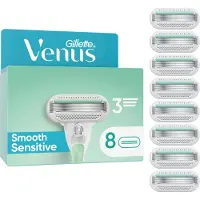 Gillette Venus Smooth Sensitive reservetil hoveder 8 stk