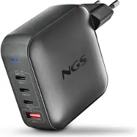 NGS Vægoplader Med 1 Usb-a-og 3 Usb-c-porte 165w