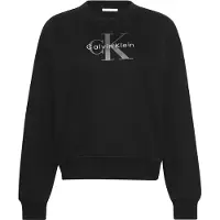 Calvin Klein Sweatshirt grå / sort / hvid
