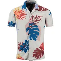 Key Largo Skjorte 'Splash' safir / gylden gul / grenadine / hvid