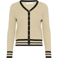 Inwear Cardigan 'Leenah' beige / sort