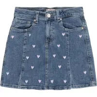 ONLY GIRLS Nederdel 'KOGHOXTON' blue denim / hvid
