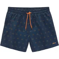 s.Oliver Badeshorts navy / pastelorange