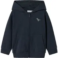 Name it Sweatjakke 'NMMValon' navy / røggrå