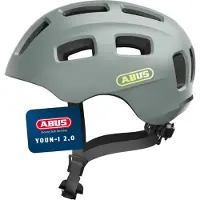 ABUS Youn-I 2.0 - cool grey - MEDIUM (52-57 cm)
