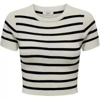 JDY Pullover 'JDYCIRKELINE' sort / hvid