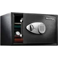 Masterlock Large No. X125ML - Pengeskab - massivt stål - grå, sort