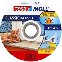 TESA tætningsliste hvid P - 100 m