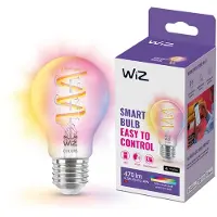 WiZ Connected Lamp Filament - Smart LED lighting - Coloured and White light - E27 - 40W - Transparent - Wi-Fi