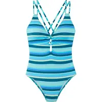 s.Oliver Badedragt blå / turkis / aqua / hvid