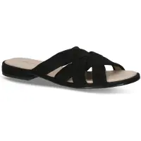 Caprice Mule, black, made of Leather with Block heel, Size 36