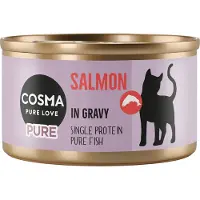 Cosma Økonomipakke: 24 x 80 g Pure - Laks