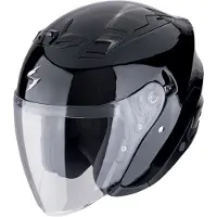 Scorpion Exo-Z1 Jethjelm Sort/Metallic XL