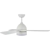 Lucci air Vector Loftsventilator 35 W (Ø x H) 130 cm x 10 cm Hvid med fjernbetjening