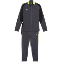 Puma individualLIGA Tracksuit Men, Clothing, Galactic Gray/Yellow Alert, S