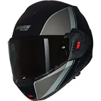 Nolan N120-1 Speciel lakering Klaphjelm Sort/Sølv/Grå S