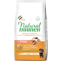NATURAL TRAINER Sensitive No Gluten Adult Small med laks - 7 kg