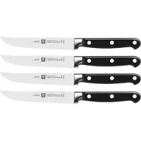 Zwilling 39188-000-0 Professional S steaksæt, 140 x 250 mm, sort