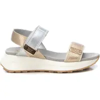 Xti Xtitil kvinder. 14387405-ORO Sandaler 143874 guld (36), Guldfarvet, 3-5 cm, Velcro, Casual