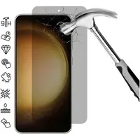 Mtp Products Samsung Galaxy S24 FE Privacy Skærmbeskyttelse Hærdet Glas - 9H