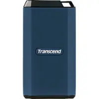 Transcend ESD410C - SSD - krypteret - 2 TB - ekstern (bærbar) - USB (USB-C stikforbindelse) - 256-bit AES - mørkeblå