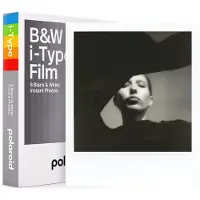 Polaroid Black & White Film i-Type (8 exposures) - White Frame