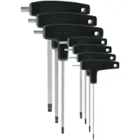 VAR Værktøj Set Of 7 P Handled Hex Wrenches With Ball Ends