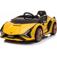 Leggodt Lamborghini Sian 12V elbil, gul