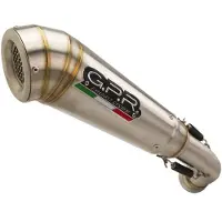 Gpr Exhaust Systems Powercone Evo Royal Enfield Himalayan 410 Diam 42.5 17-20 Ref:e4.roy.5.cat.pcev Stainless Steel Homologeret Konusdæmper