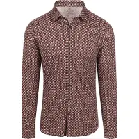 Desoto Skjorte Fundamental Vibes Print Brun måle