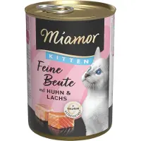 Miamor Økonomipakke: 24 x 800 g Fint Bytte Kitten - Kitten Kylling & Laks