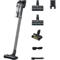 Samsung Jet 75E Pet VS20B75AGR1 - Støvsuger - pind/håndholdt (2-i-1) - uden pose - ledningsfri - sort ChroMetal/teal mint - 1 batteri, inkluderet oplader