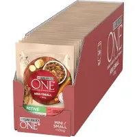 Purina One Mini Active Beef & Gulerødder - 26 x 85 g