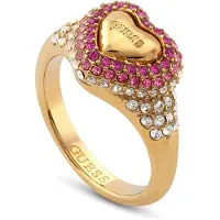 GUESS Beloved Pave Heart Ring