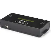 StarTech.com StarTech 1:1 Hard Drive Duplicator and Eraser for 2.5/ 3.5 SATA (I/II/III) & SAS (I/II) HDD SSD - LCD & RS-232 - Cloner & Wiper (SATSASDUPE11) - So