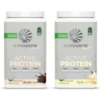 Sun Warrior , Sport, Organisk Aktiv Protein, Chocolate, 2,2 lb (1 kg)