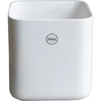 DBKD Cube krukke small 13 cm Matte white