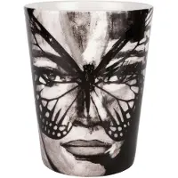 Carolina gynning Golden Butterfly krus 35 cl Black-white